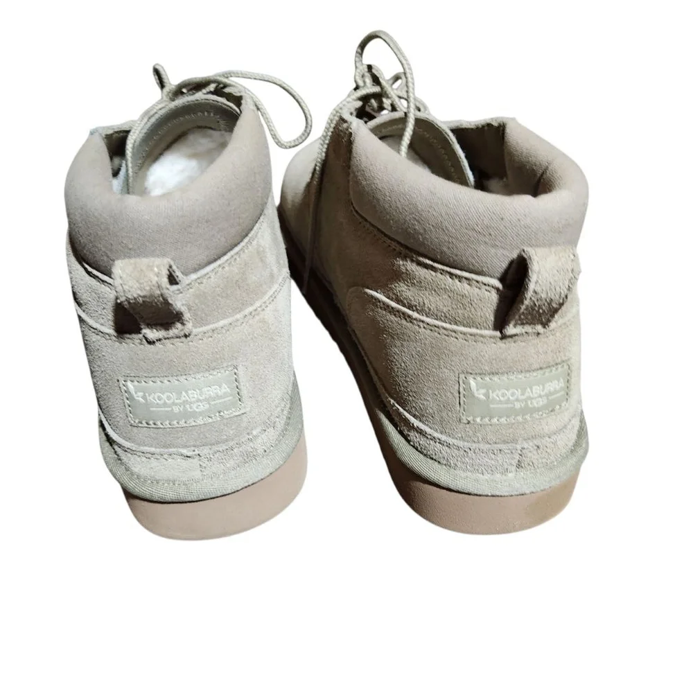UGG Chukka Boots Men's Beige Suede Lace Up Size 12